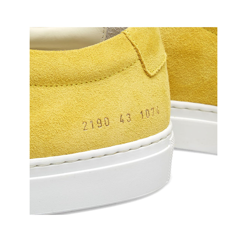 Woman by Common Projects Original Achilles Low Suede Yellow Suede 3883-1074 — image 5