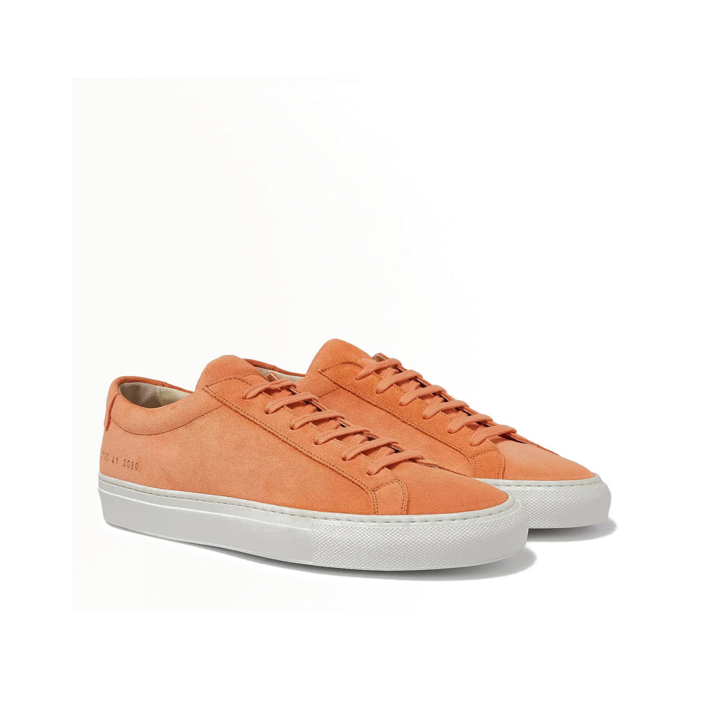 Woman by Common Projects Original Achilles Low Suede Orange Suede 3883-3080 — image 3
