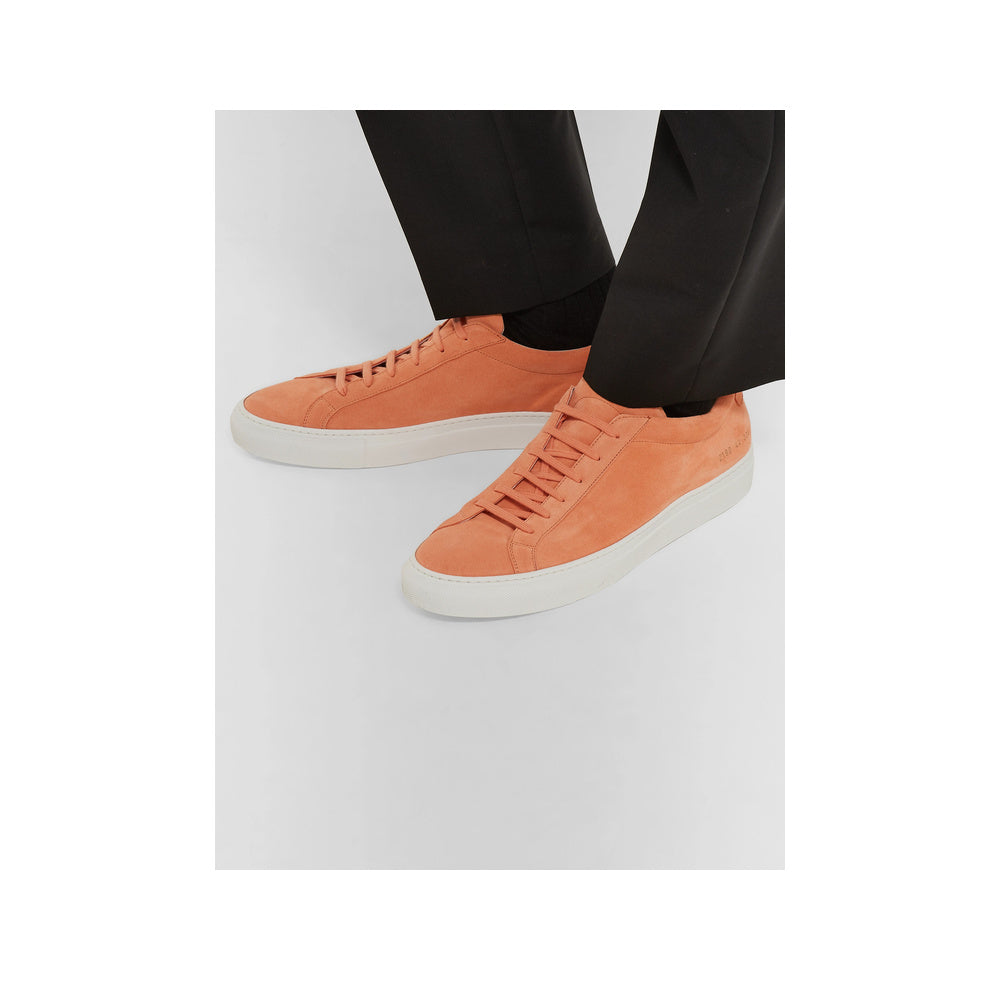 Woman by Common Projects Original Achilles Low Suede Orange Suede 3883-3080 — image 5