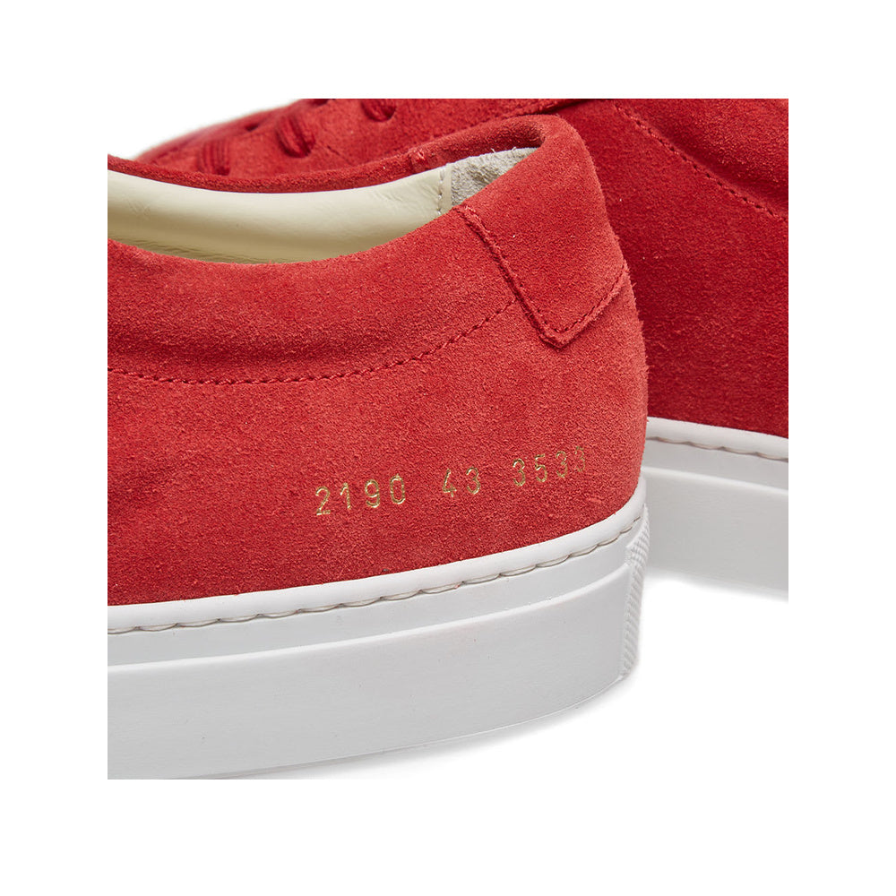 Woman by Common Projects Original Achilles Low Suede Red Suede 3883-3533 — image 5