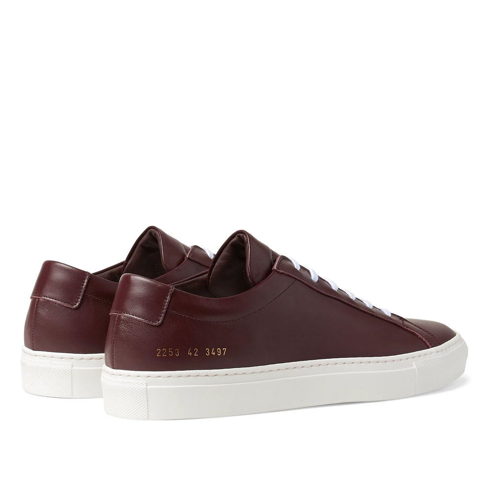 Woman by Common Projects Contrast Sole Low Bordeaux & White 6017-3497 — image 2