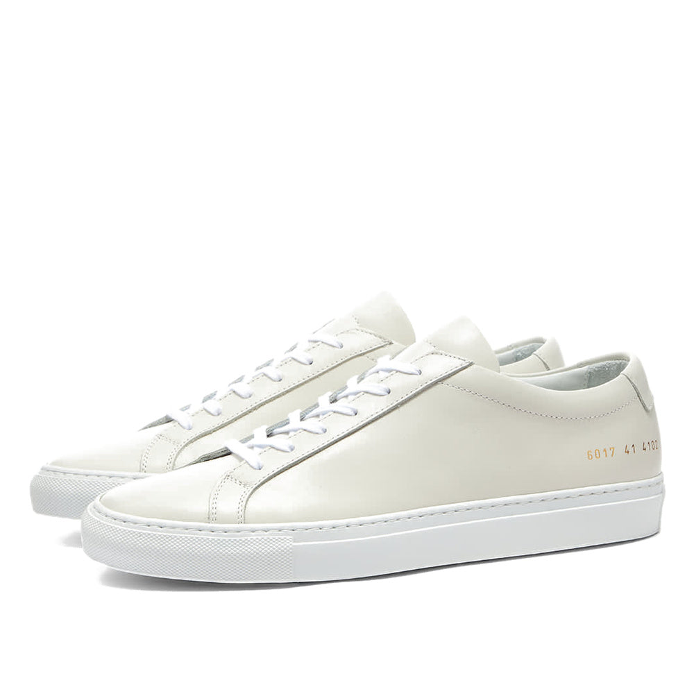Woman by Common Projects Contrast Sole Low Beige & White 6017-4102 — image 1