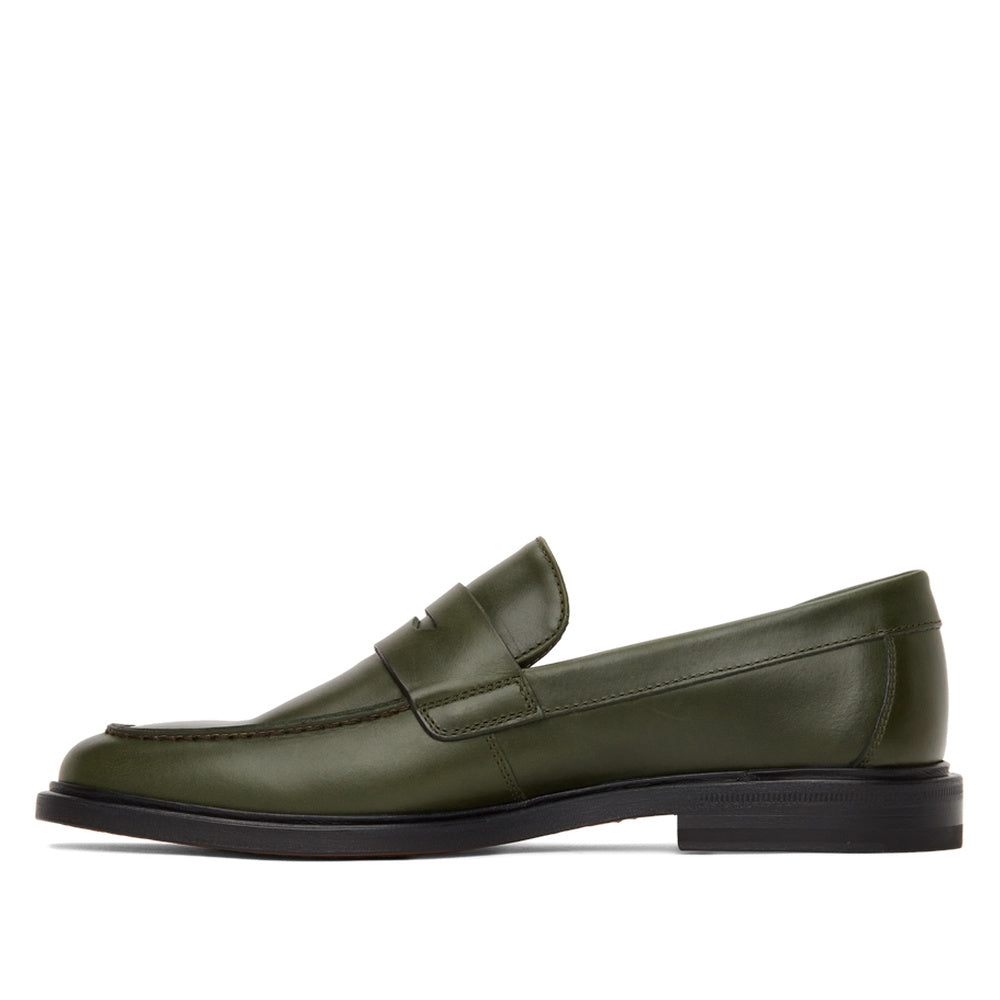 Common Projects Leather Loafers Green Waxed Leather 2306-1090 — image 1