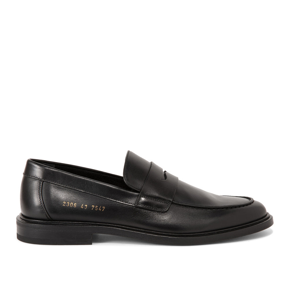Common Projects Leather Loafers Black Waxed Leather 2306-7547 — image 2
