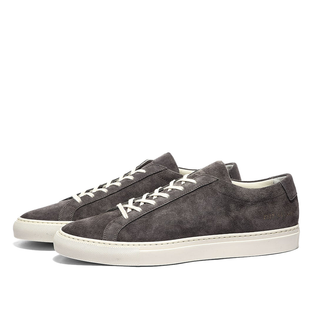 Woman by Common Projects Original Achilles Low Suede Charcoal Suede 6080-0514 — image 1