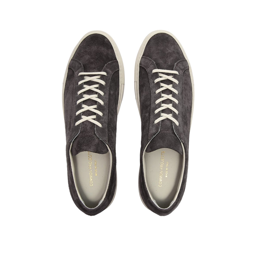 Woman by Common Projects Original Achilles Low Suede Charcoal Suede 6080-0514 — image 5