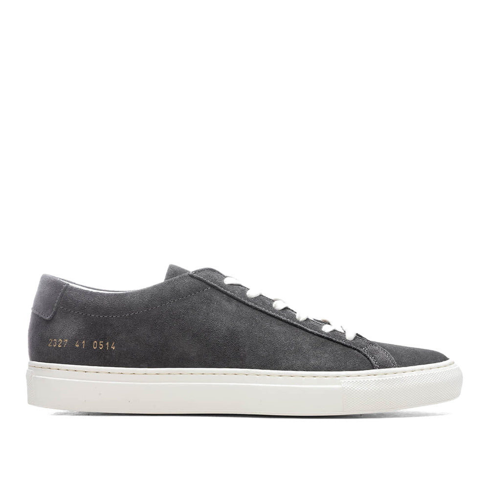 Woman by Common Projects Original Achilles Low Suede Charcoal Suede 6080-0514 — image 7
