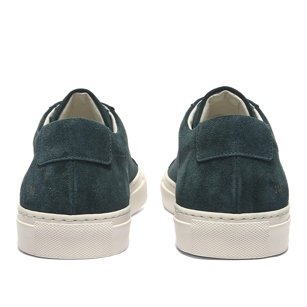 Woman by Common Projects Original Achilles Low Suede Forest Green Suede 6080-1090 — image 3