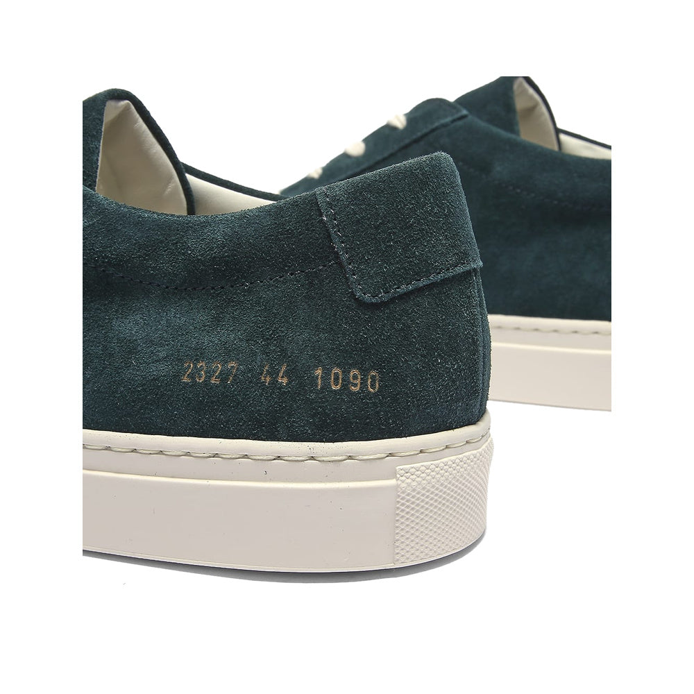 Woman by Common Projects Original Achilles Low Suede Forest Green Suede 6080-1090 — image 4