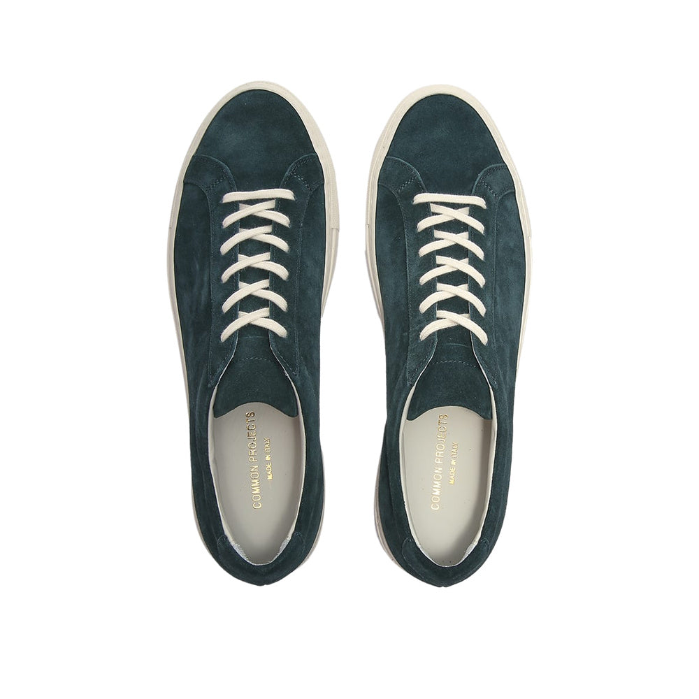 Woman by Common Projects Original Achilles Low Suede Forest Green Suede 6080-1090 — image 5