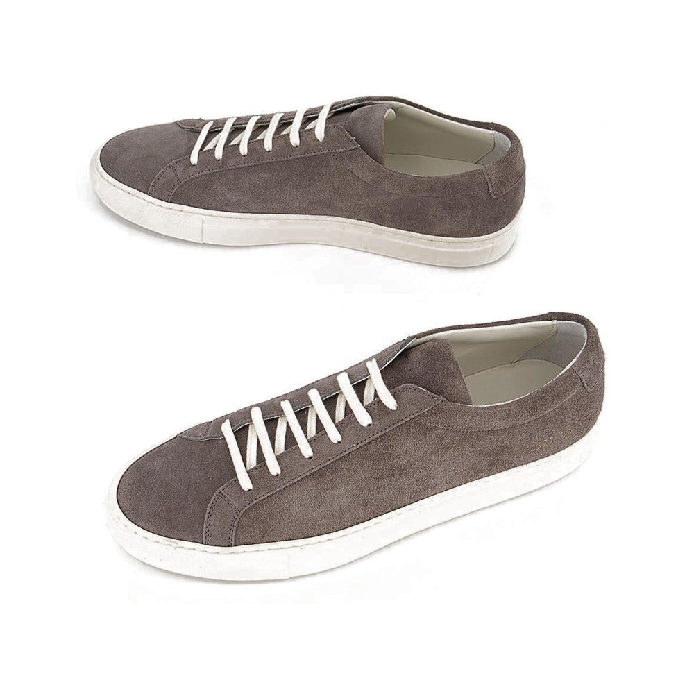Woman by Common Projects Original Achilles Low Suede Dark Grey Suede 6080-5472 — image 7