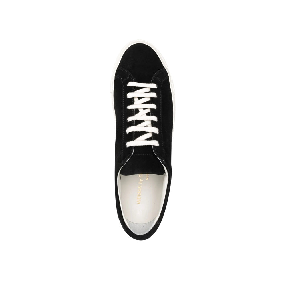 Woman by Common Projects Original Achilles Low Suede Black Suede 6080-7547 — image 3