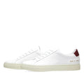 Woman by Common Projects Original Achilles Retro Low White & Burgundy — image 1