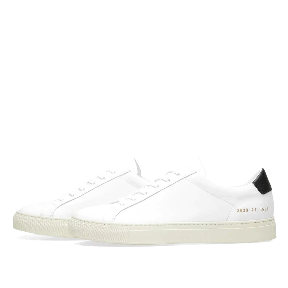 Woman by Common Projects Original Achilles Retro Low White & Black — image 1