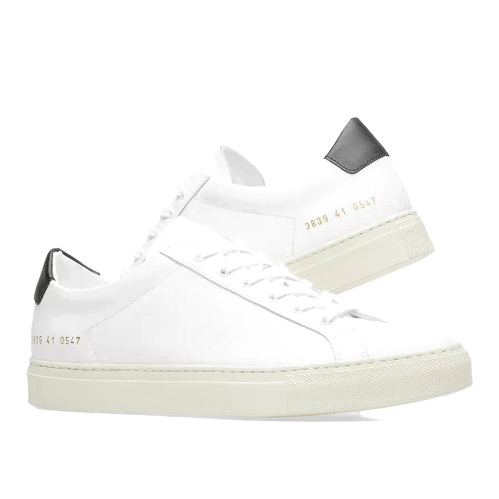 Woman by Common Projects Original Achilles Retro Low White & Black — image 7