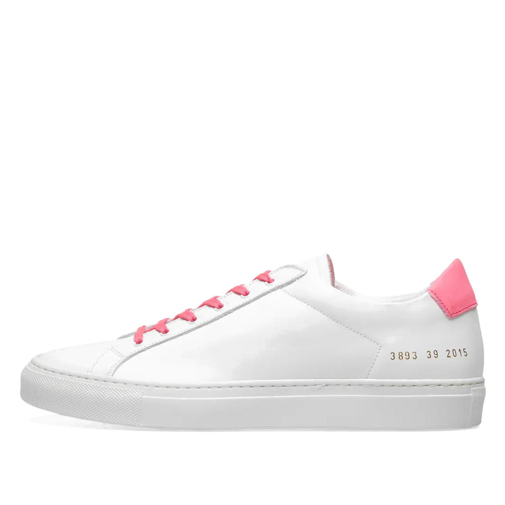 Woman by Common Projects Retro Low Fluro White & Pink — image 1